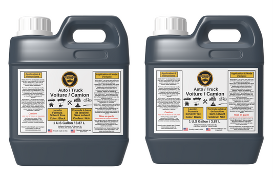 Woolwax™ Auto Undercoating 2 Gallons STRAW, BLACK, or (1) of each. Free Shipping.