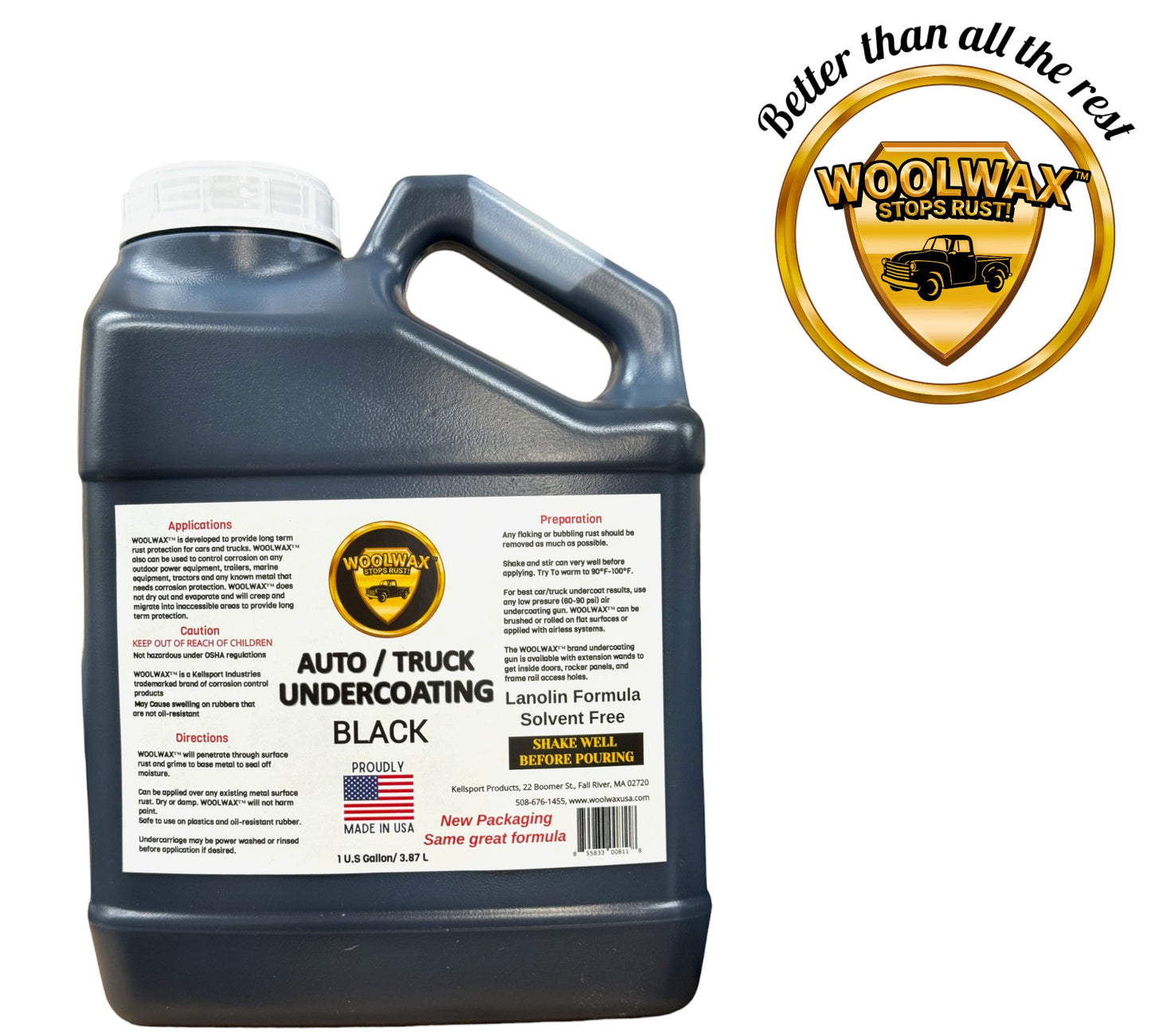 Woolwax Auto Undercoating 1 gallon Jug. ( Black ) (Sold On Amazon.ca see description for Link)