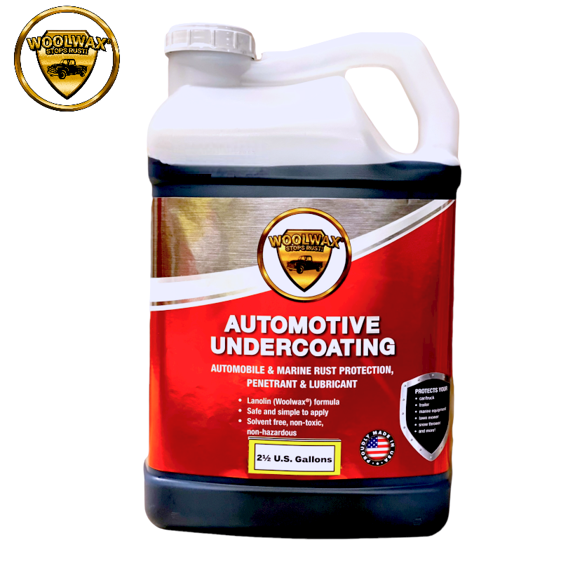 Woolwax™ Undercoating 2+1/2 Gallon EZ-Pour Jug. Straw or Black.