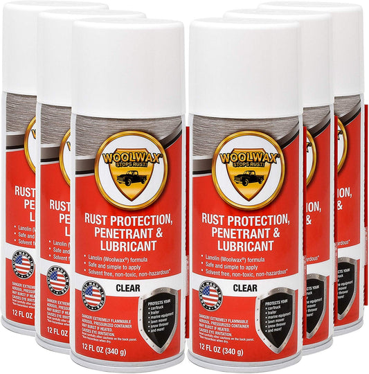 Woolwax™ 12 oz. Aerosol Spray. 6 can pack. Straw or Black