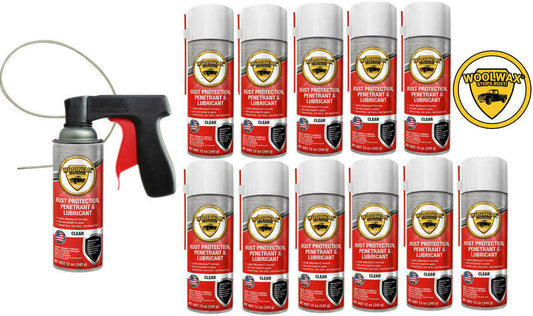 Woolwax® Spray (12) Can Kits Straw (clear)