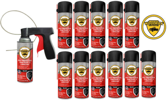 Woolwax® Spray (12) Can Kits (Black)