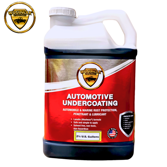 Woolwax™ Undercoating 2+1/2 Gallon EZ-Pour Jug. Straw or Black. LIMITED TIME !